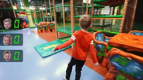 Toy Hunting at Indoor Playground with Toys from Toys”R”Us