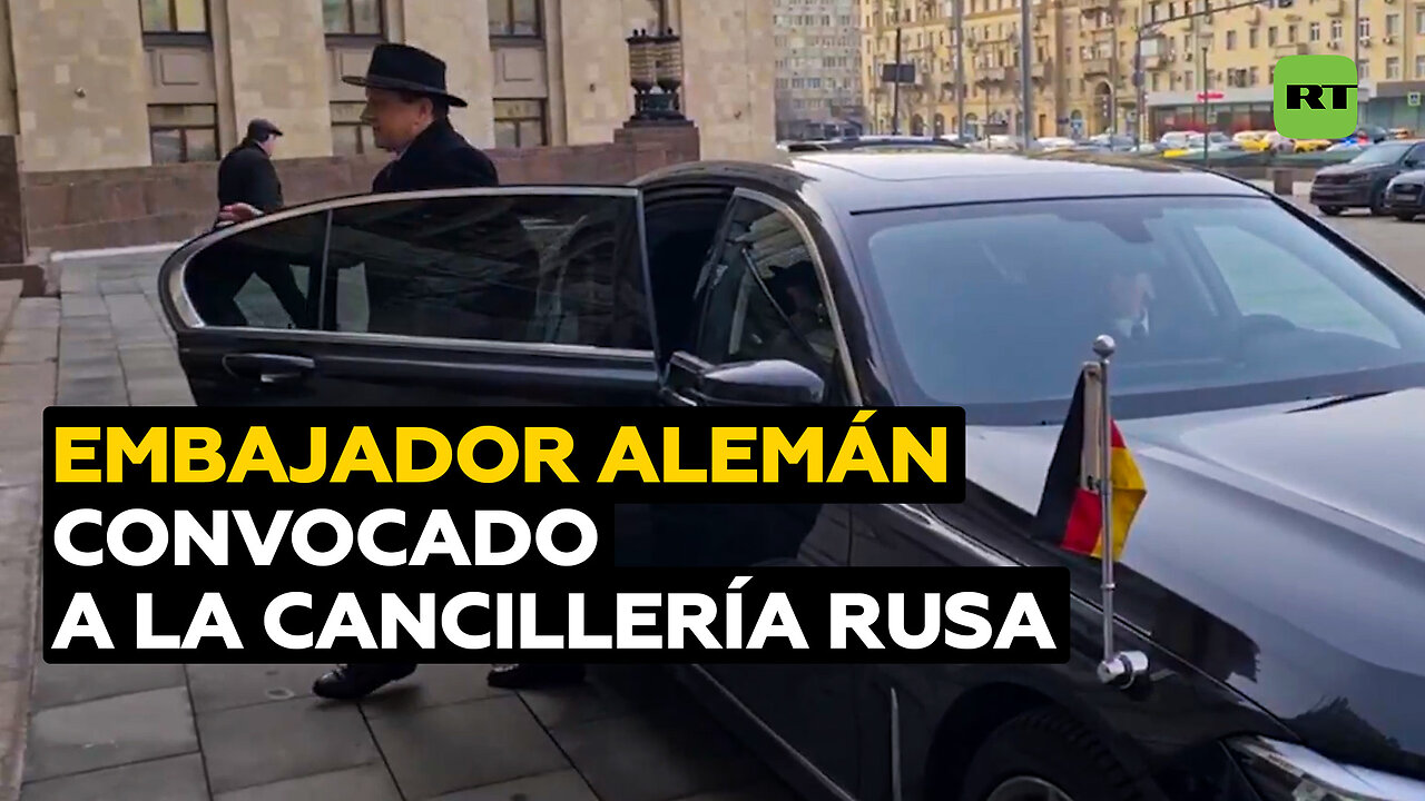 Embajador alemán llega a Cancillería rusa para hablar sobre posible ataque al puente de Crimea