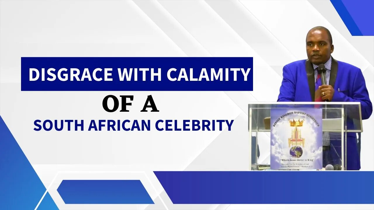 Disgrace with calamity of a South African Celebrity ~ Prophetic Warning