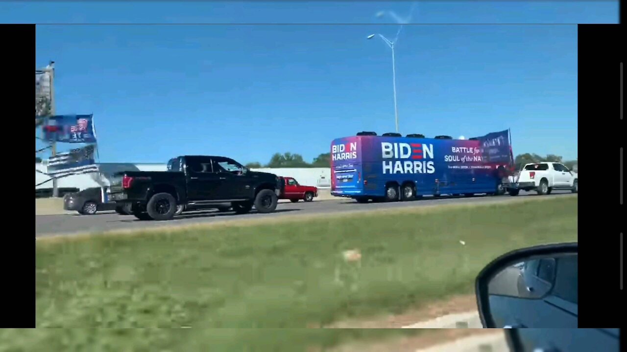 Biden Bus Escorted Out of Texas