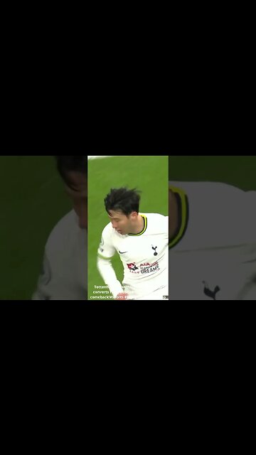 Tottenham@Manchester united Son converts from close range to complete comeback! #shorts