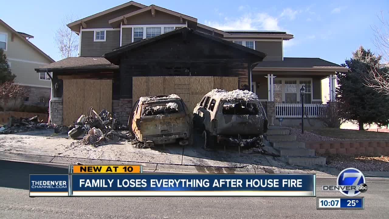 Aurora family trying to move on after mysterious fire guts their home