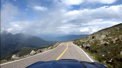 Descending Mt. Washington in Shelby GT 350