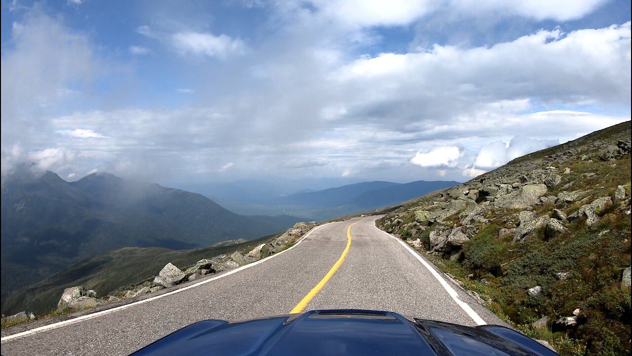 Descending Mt. Washington in Shelby GT 350