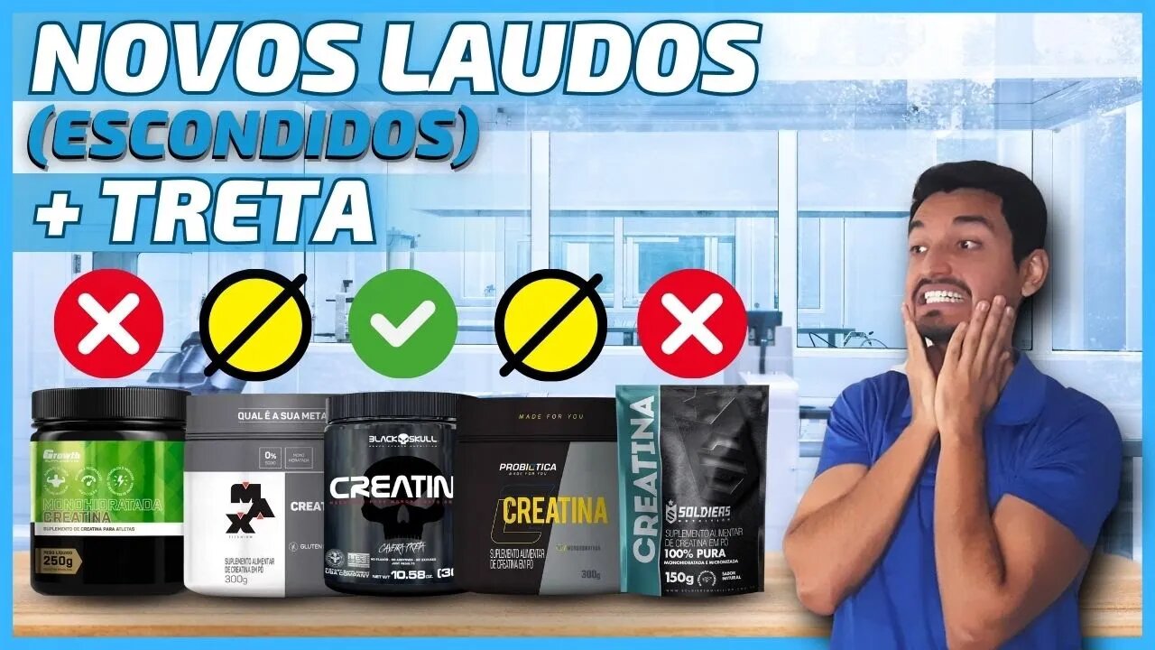 Novos LAUDOS de CREATINA✅ Surpreendeu😱 Veja Laudos SECRETOS da Max Titanium e Probiótica⭕ Abenutri