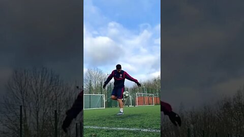 SLOW-MO FOOTBALL TRICKS | Jeremy Lynch #Shorts