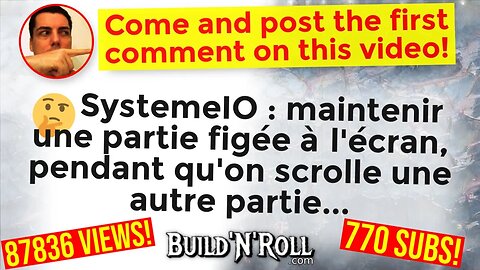 🤔 SystemeIO : maintenir une partie figée à l'écran, pendant qu'on scrolle une autre partie...