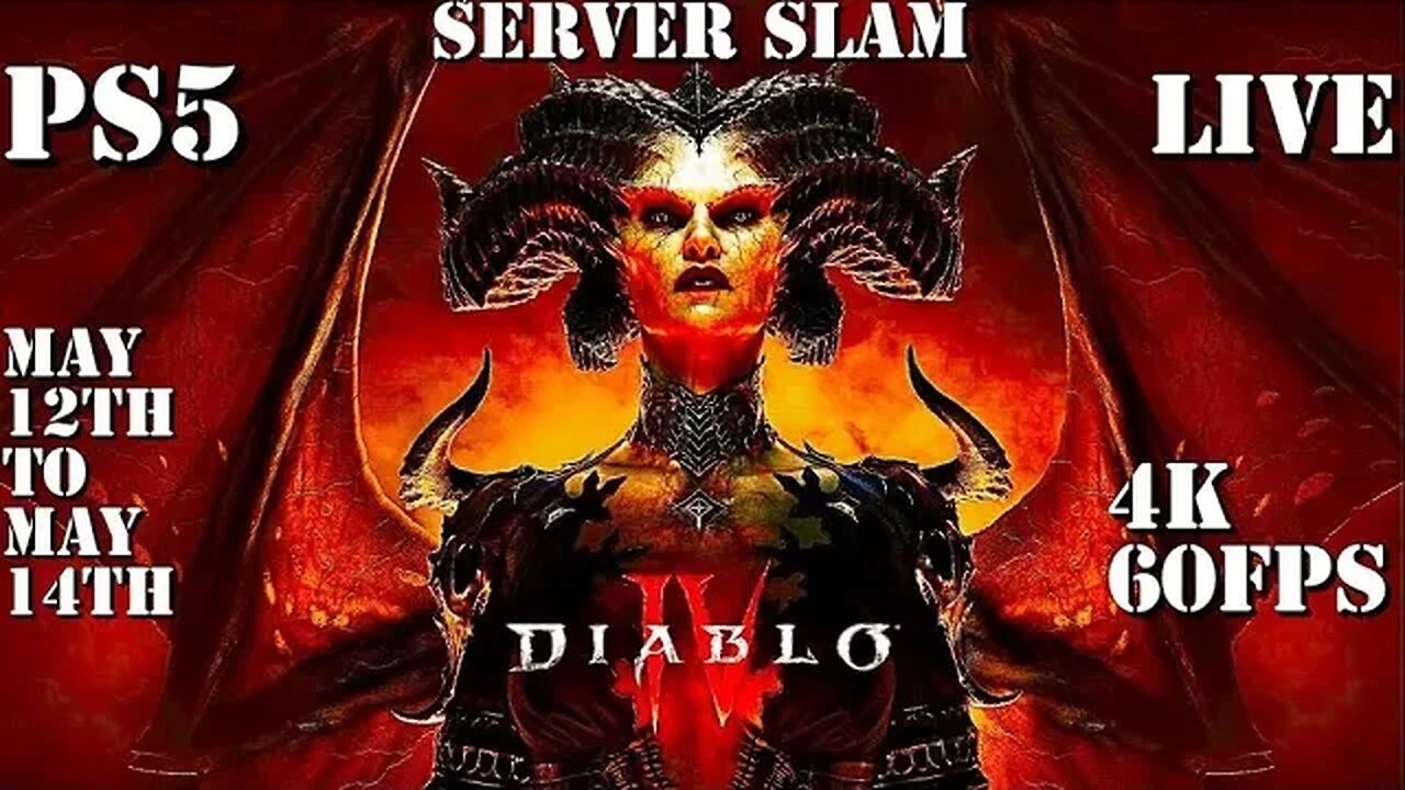 Diabol 4 Sever Slam 4K PS5 Livestream 01