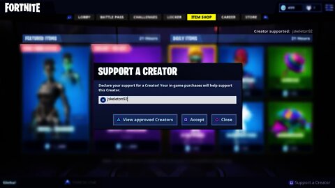 I'm in the NEW Fortnite Creator Program! (How to Support A Creator)