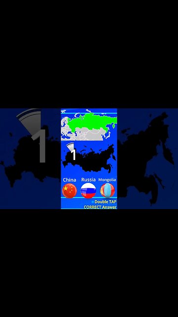 🛷Map Challenge China Russia Mongolia Asia | World geography #shorts