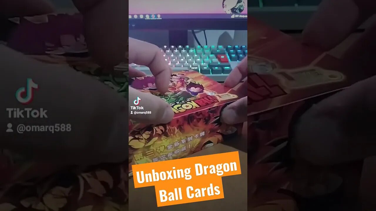 Unboxing Dragon Ball Cards