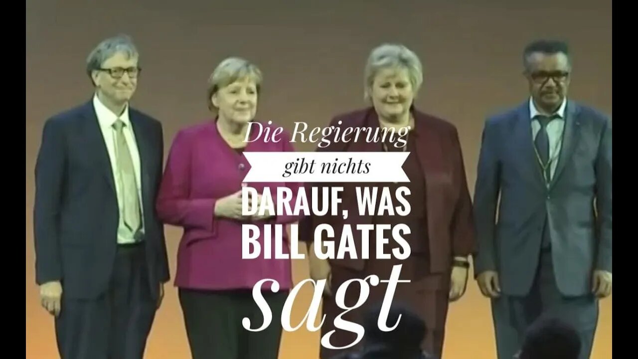 Die Regierung gibt nichts darauf, was Bill Gates sagt.