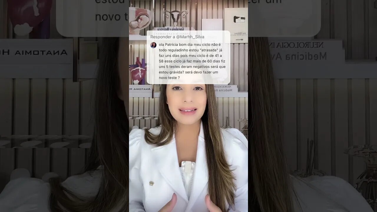 Minha menstruação está atrasada fiz cinco testes de gravidez e deu negativo, o que pode ser?