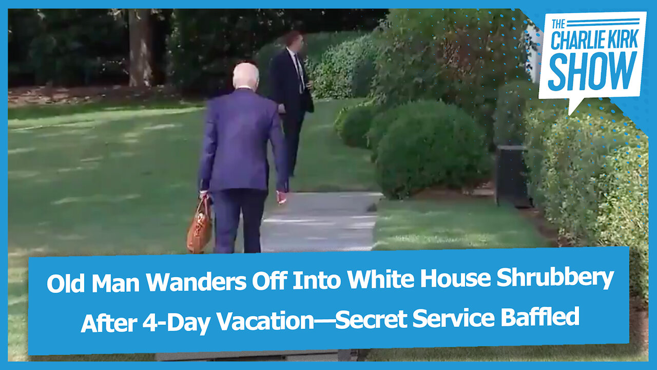 Old Man Wanders Off Into White House Shrubbery After 4-Day Vacation—Secret Service Baffled