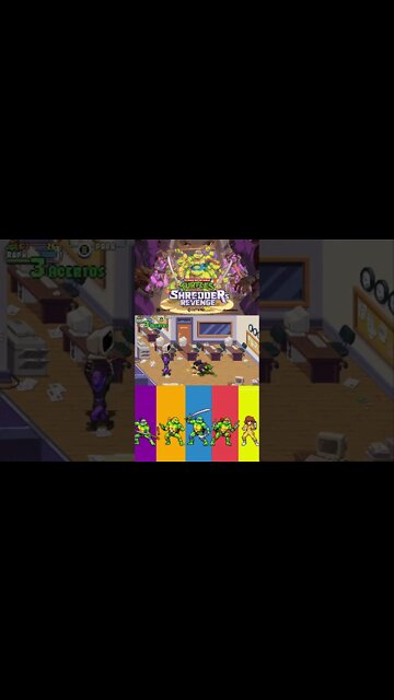 ✅TARTARUGAS NINJAS CORTES #3 - FASE 1