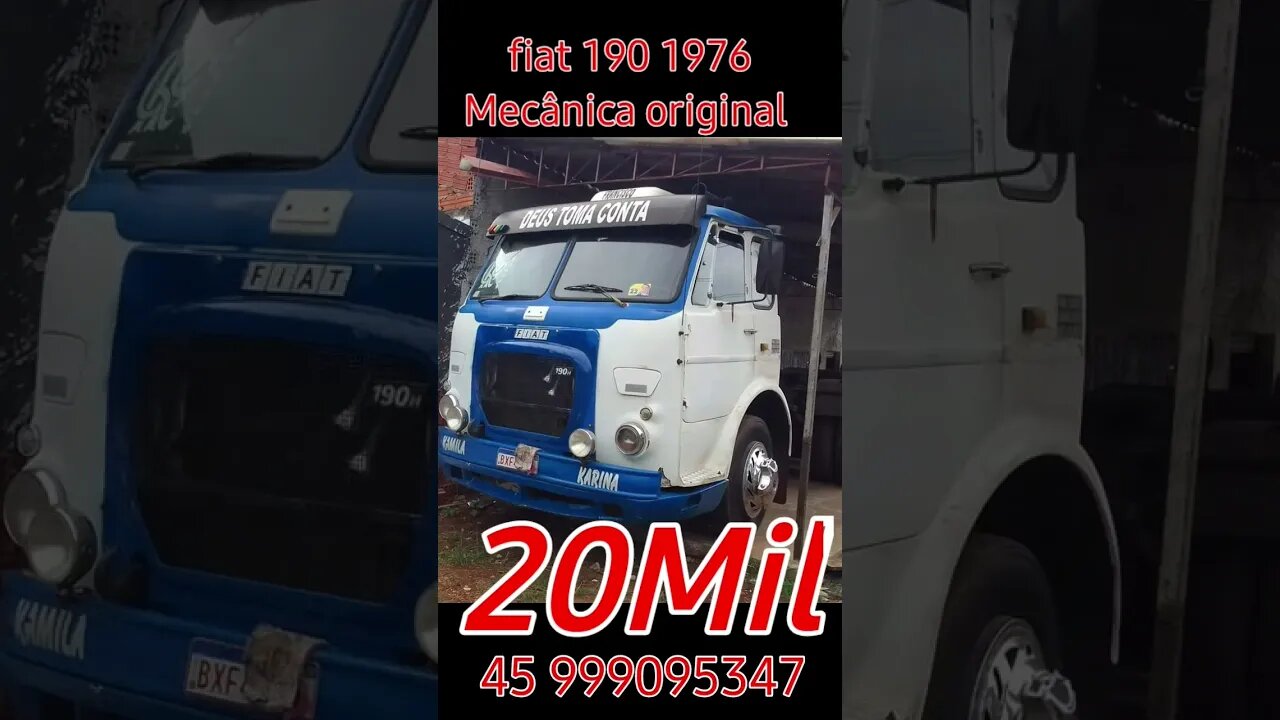 Fiat 190 20Mil mecânica original