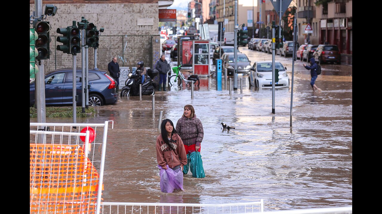 Torrential rain causes massive flooding, landsides in northern Italy