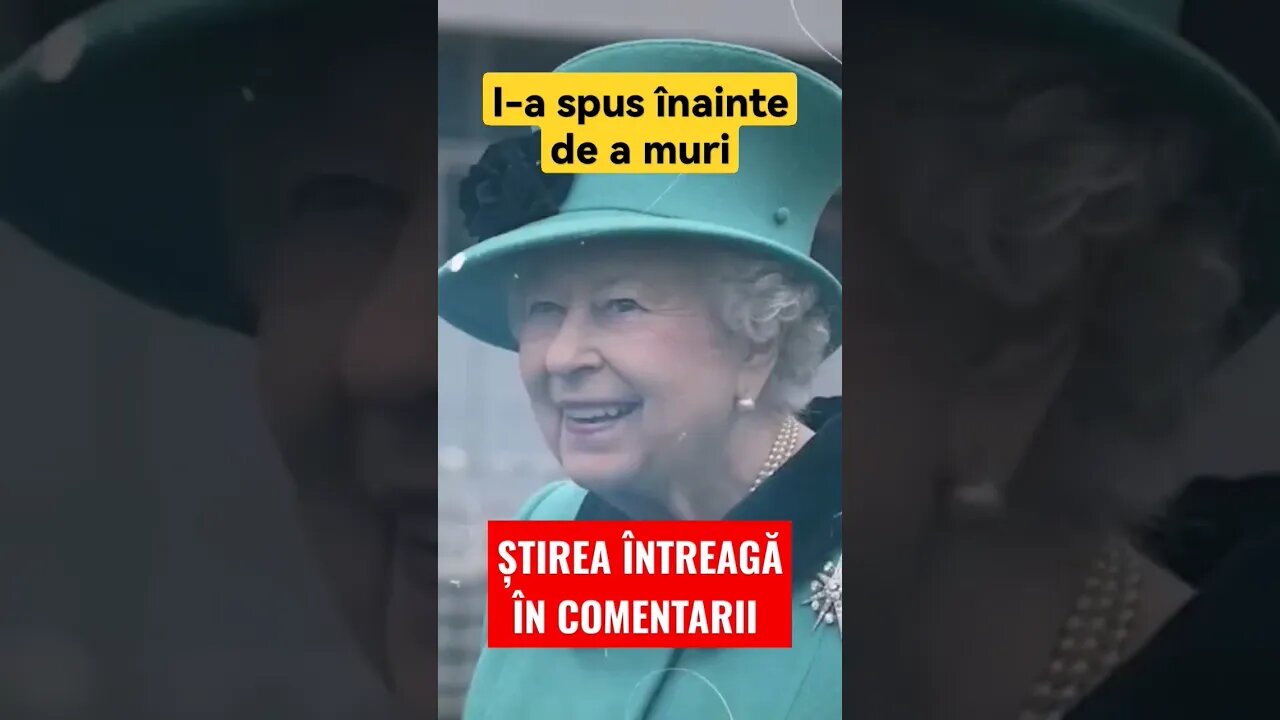I-a spus înainte de a muri - ȘTIREA ÎNTREAGĂ ÎN COMENTARII