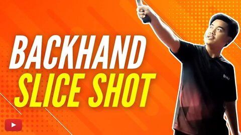 The Backhand Slice Shot Badminton Lessons featuring Fikri fazrin - Indonesian with English Subtitles