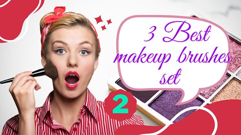 3 Best makeup brushes set || #Shorts2 #beauty tech #makeup #brushes #makeup_set