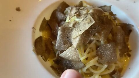 Spaghetti al tartufo Los Angeles Del Piero