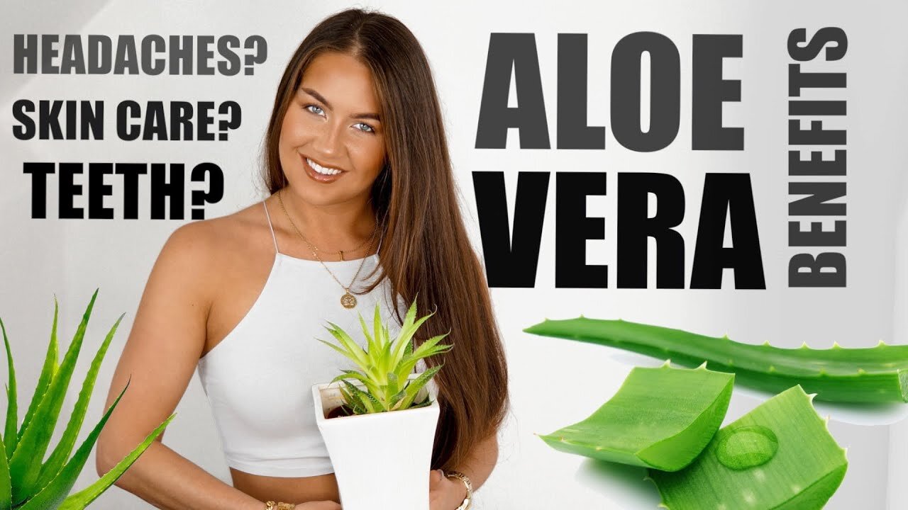 ALOE VERA HEALTH BENEFITS 🍃 || SKINCARE, HEADACHES?, DIGESTION… GOOD FOR SUNBURN AND MORE!