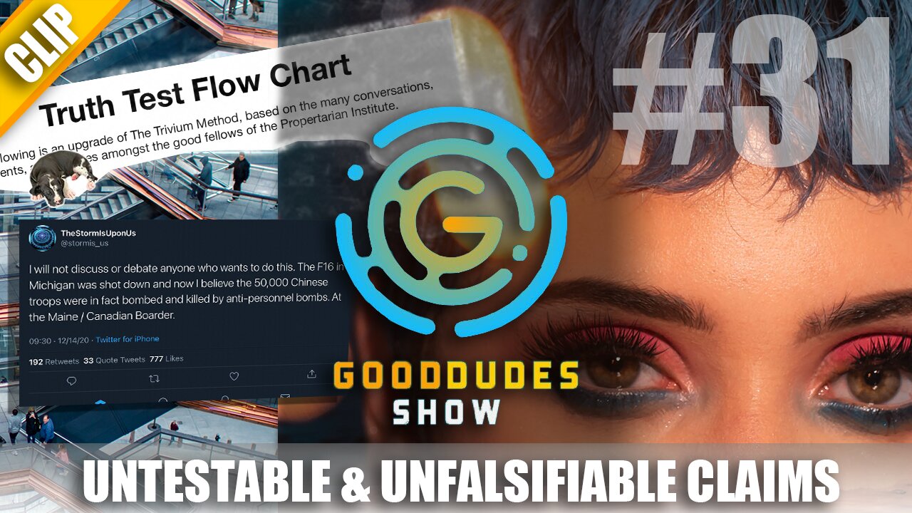 What are Testable Claims? | Good Dudes Show #31 CLIP