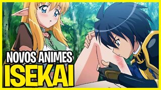 TOP 10 NOVOS ANIMES DE ISEKAI ONDE O PROTAGONISTA É SUPER PODEROSO E MUITO FORTE!!!