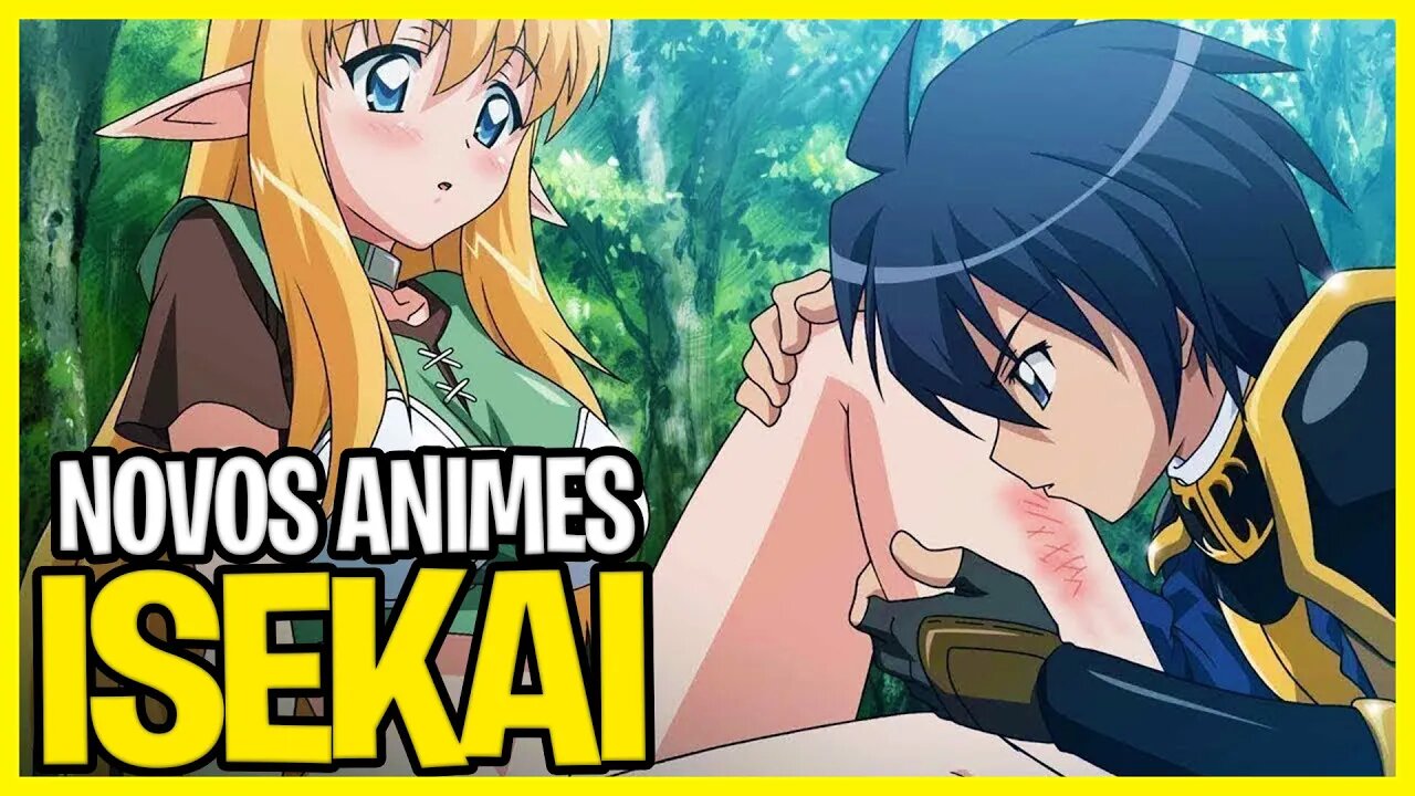 TOP 10 NOVOS ANIMES DE ISEKAI ONDE O PROTAGONISTA É SUPER PODEROSO E MUITO FORTE!!!