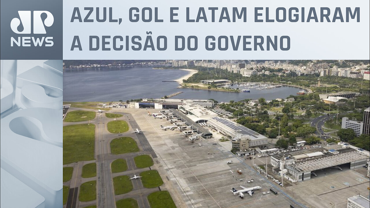 Companhias aéreas apoiam mudança na restrição do Santos Dumont