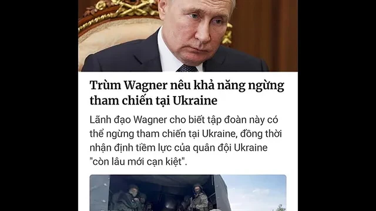 "VUI" - "TRÙM WAGNER NÊU KHẢ NĂNG NGỪNG THAM CHIẾN TẠI UKRAINE" #shorts