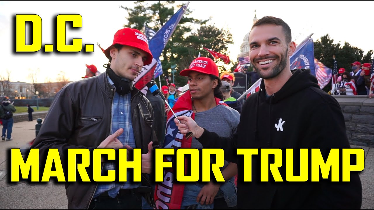 Trump Supporters Speak Out At March For Trump D.C.