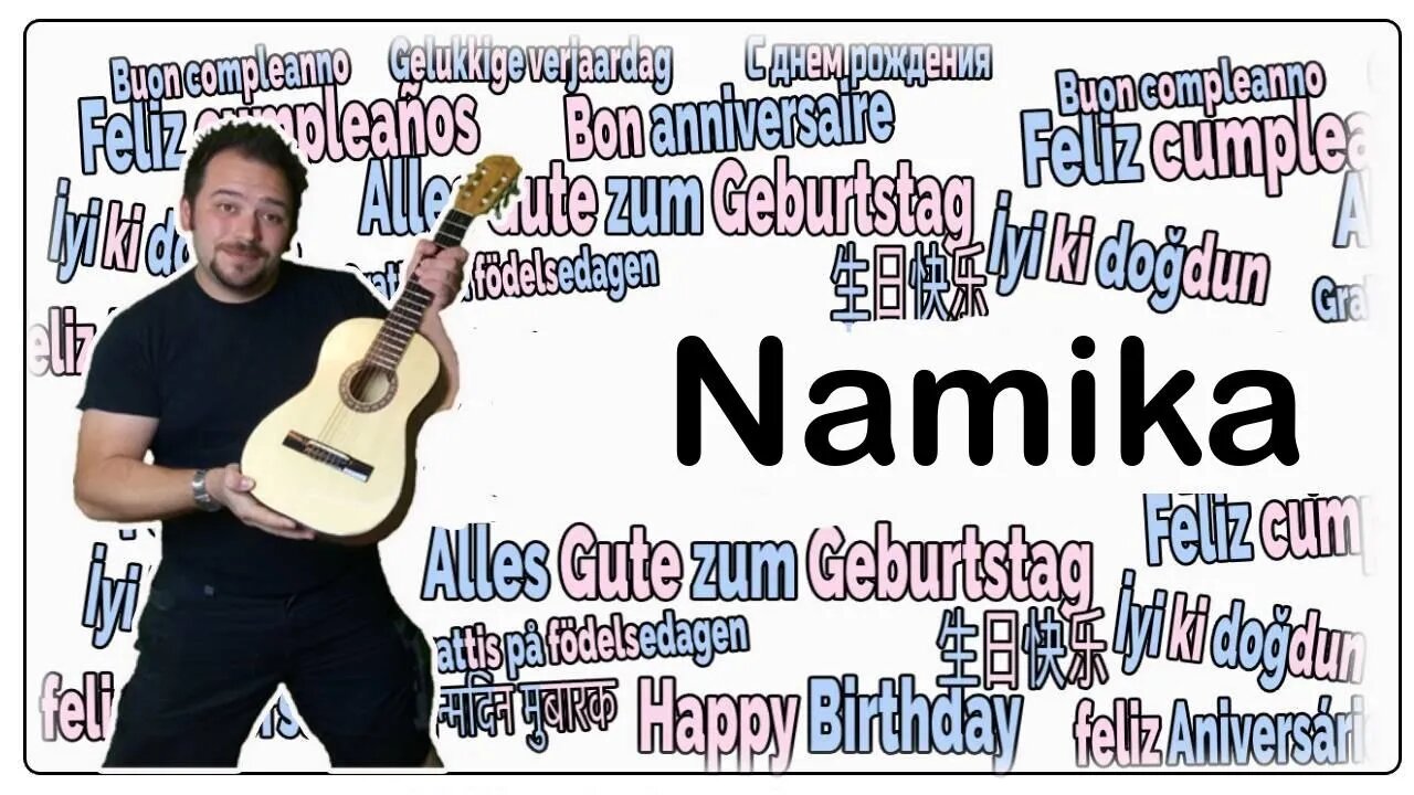 Happy Birthday Namika - Happy Birthday to You Namika #shorts