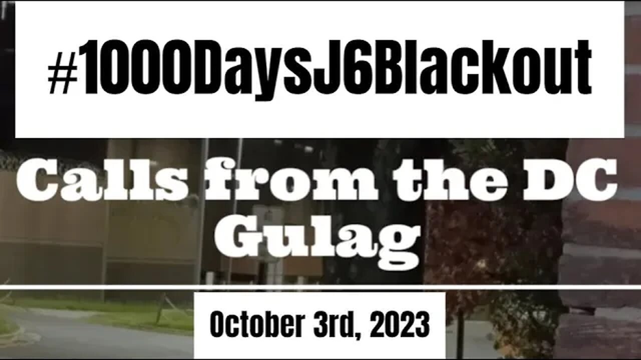 Jan 6th Political Prisoner Chris Quaglin calls the DCVigil on Oct. 3rd, 2023 #1000DaysJ6Blackout