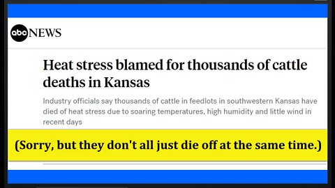 Where's the Beef? Remote Viewer Predicted the Kansas Cattle Slaughter Two Weeks Before it Happened