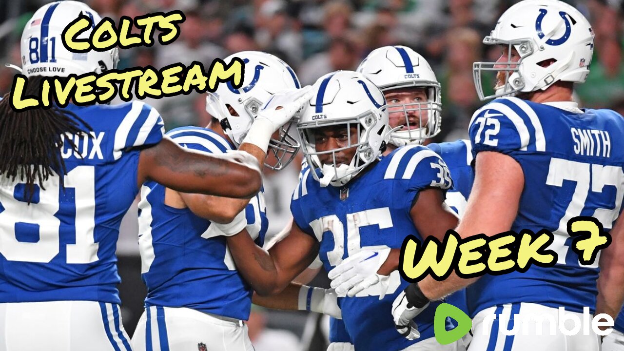 Colts vs. Saints - Week 8 - Colts Livestream