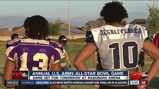 U.S. Army All Star Game Tomorrow Night