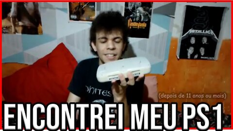 ACHEI O MEU PS1 ANTIGO E OLHA NO QUE DEU! - VLOGS SÓLIDOS