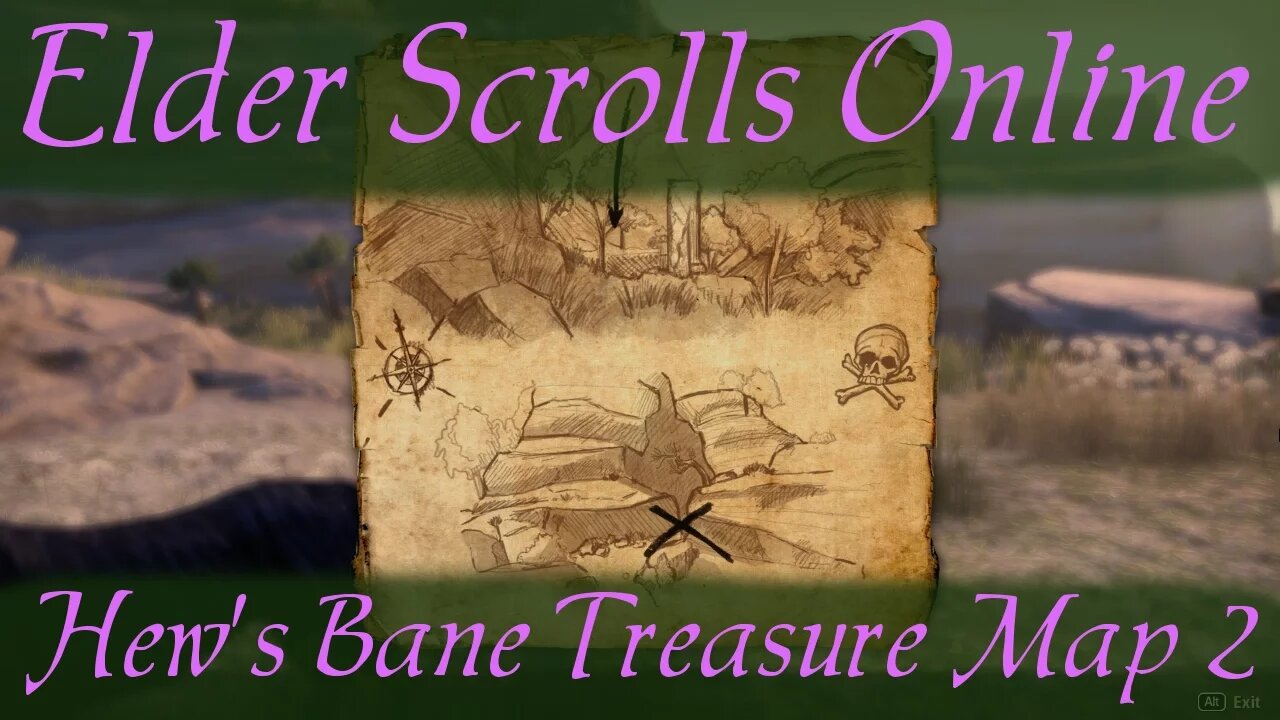 Hew's Bane Treasure Map 2 [Elder Scrolls Online ESO]