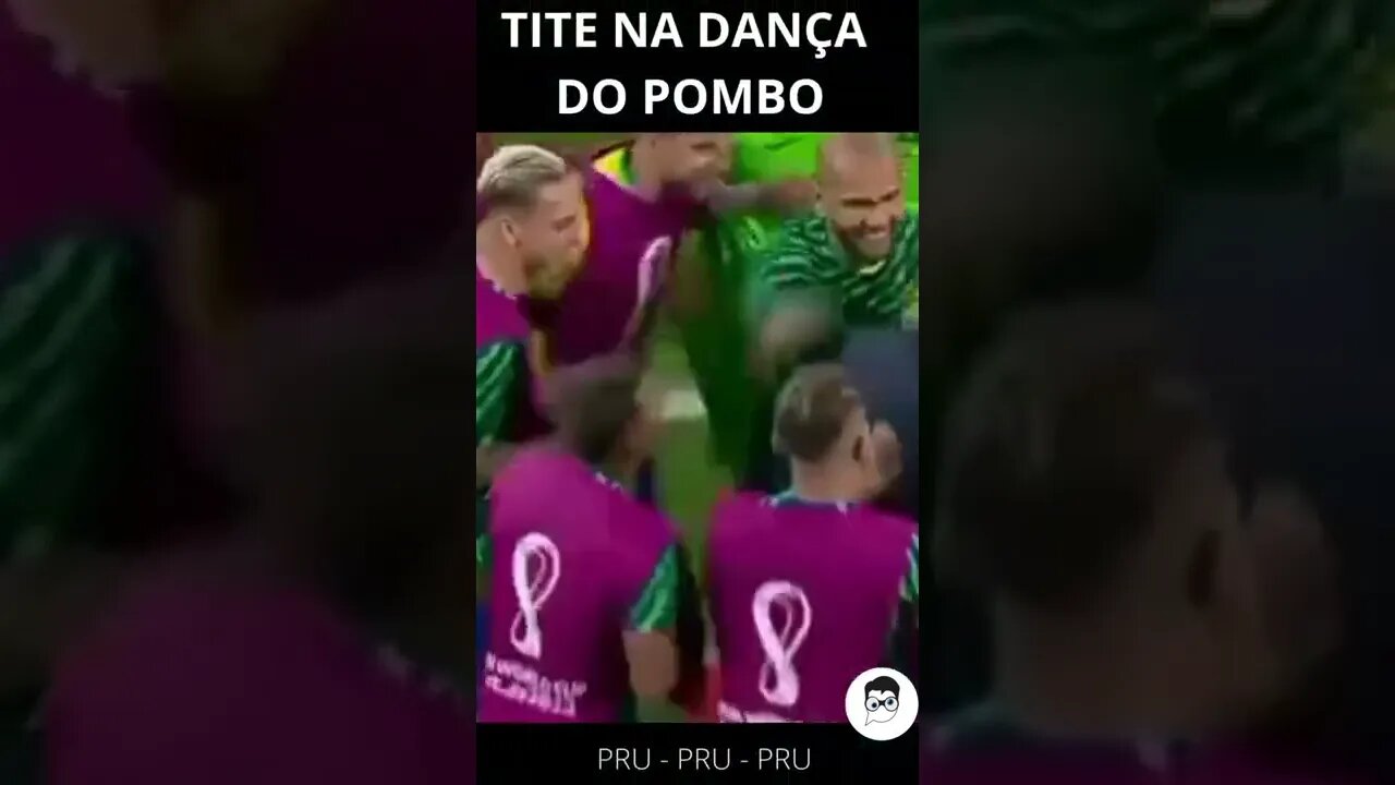 TITE FAZENDO A DANÇA DO POMBO - #shorts
