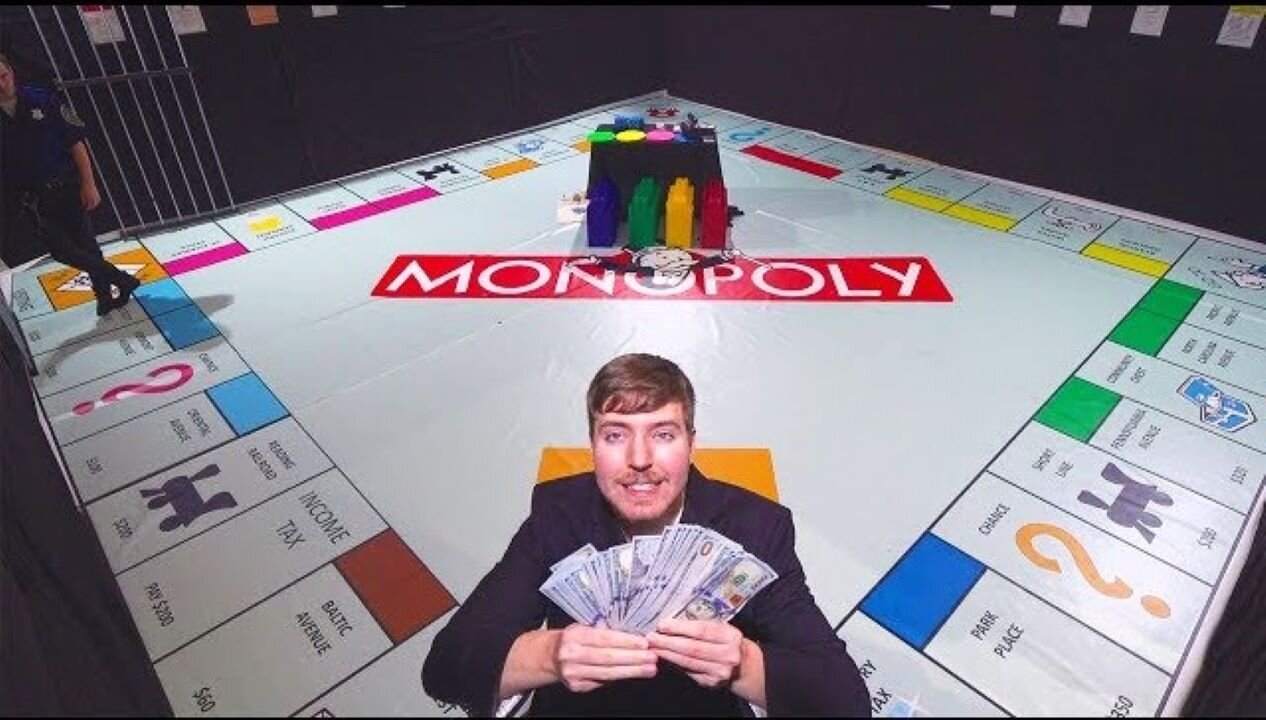 Giant Monopoly Game With Real Money