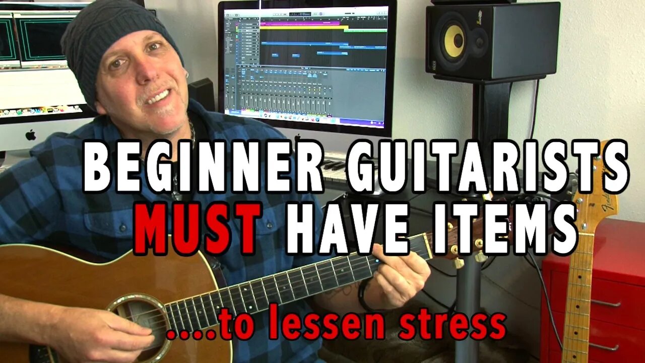 Must Have Items for Beginner Guitar Players - Lessen ur stress & frustration