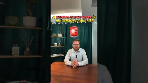 🚨 A RENTAL GUARANTEE is not what you think it is ?!