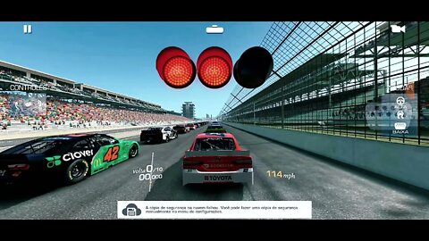 GUIGAMES - Real Racing 3 - NASCAR - TOYOTA CAMRY RACING 23 Indianapolis 30 competidores - 1º lugar