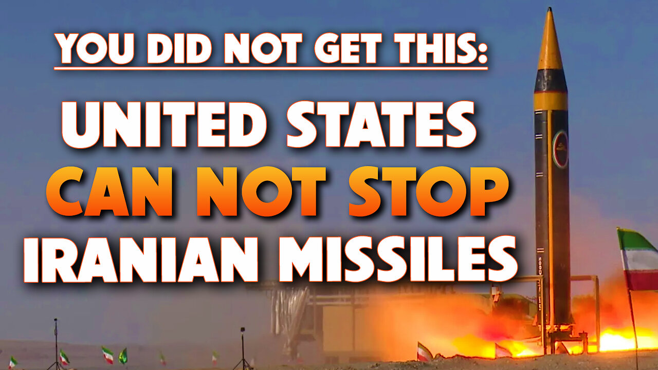 You did not get this: US Can Not Stop Iranian Missiles 04/19/2024