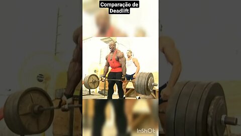 Ronnie Colemann VS Adam Bishop. Comparação de Deadlift #Shorts