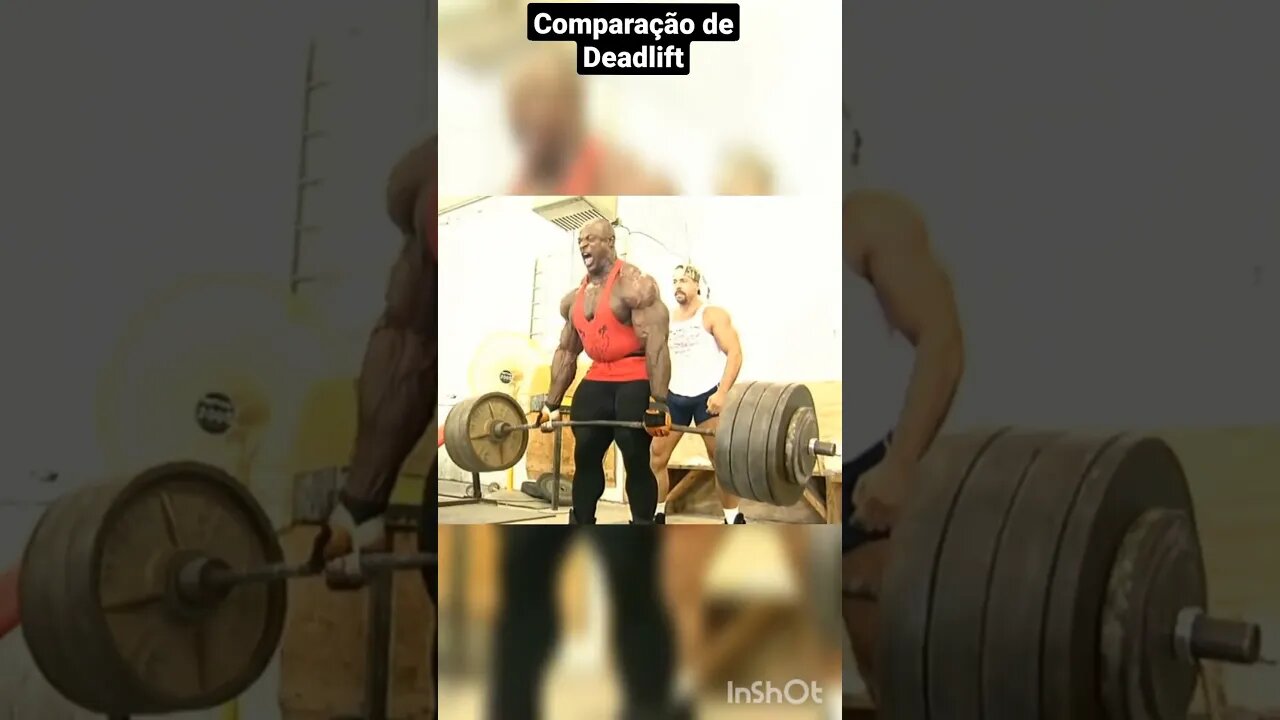 Ronnie Colemann VS Adam Bishop. Comparação de Deadlift #Shorts