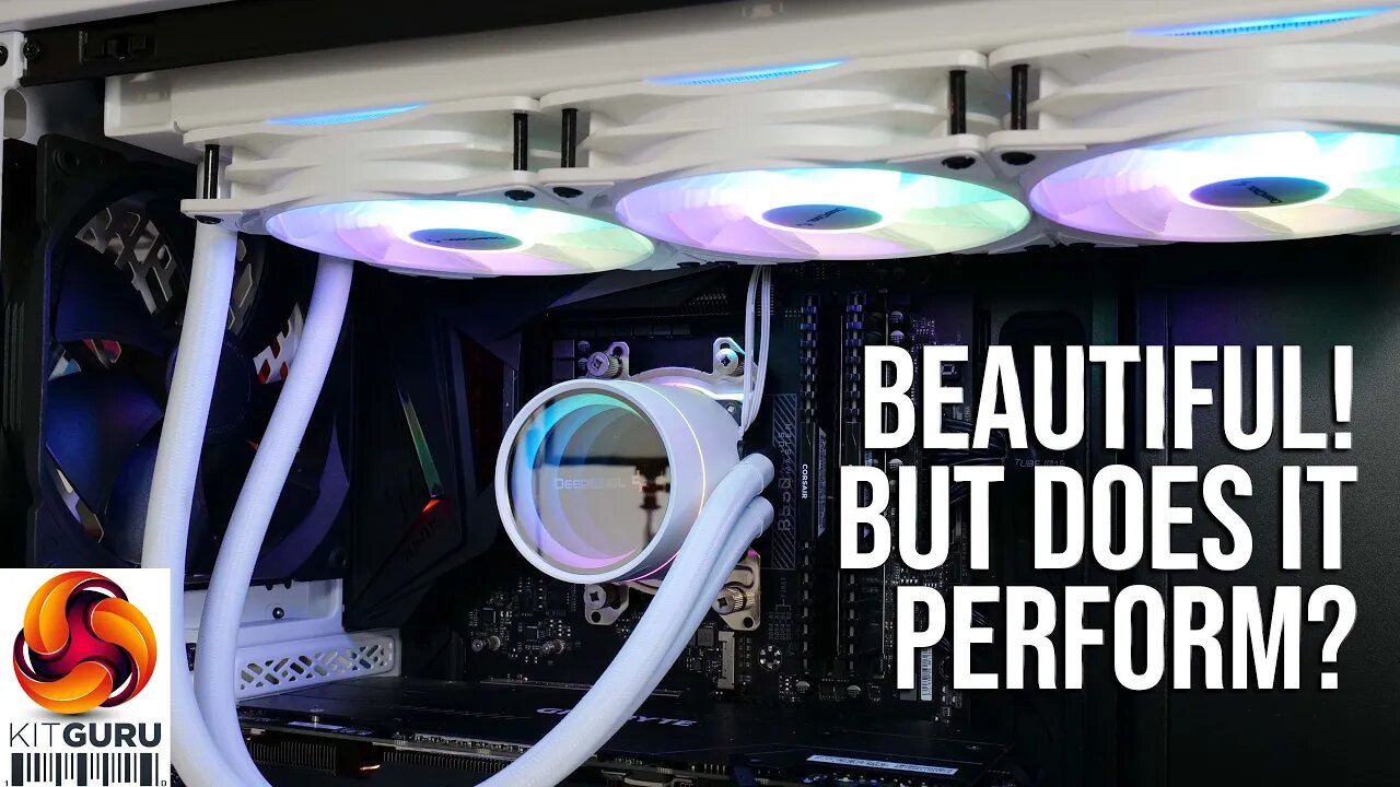 DeepCool Castle 360EX A-RGB WH Cooler - it's beautiful! 😍