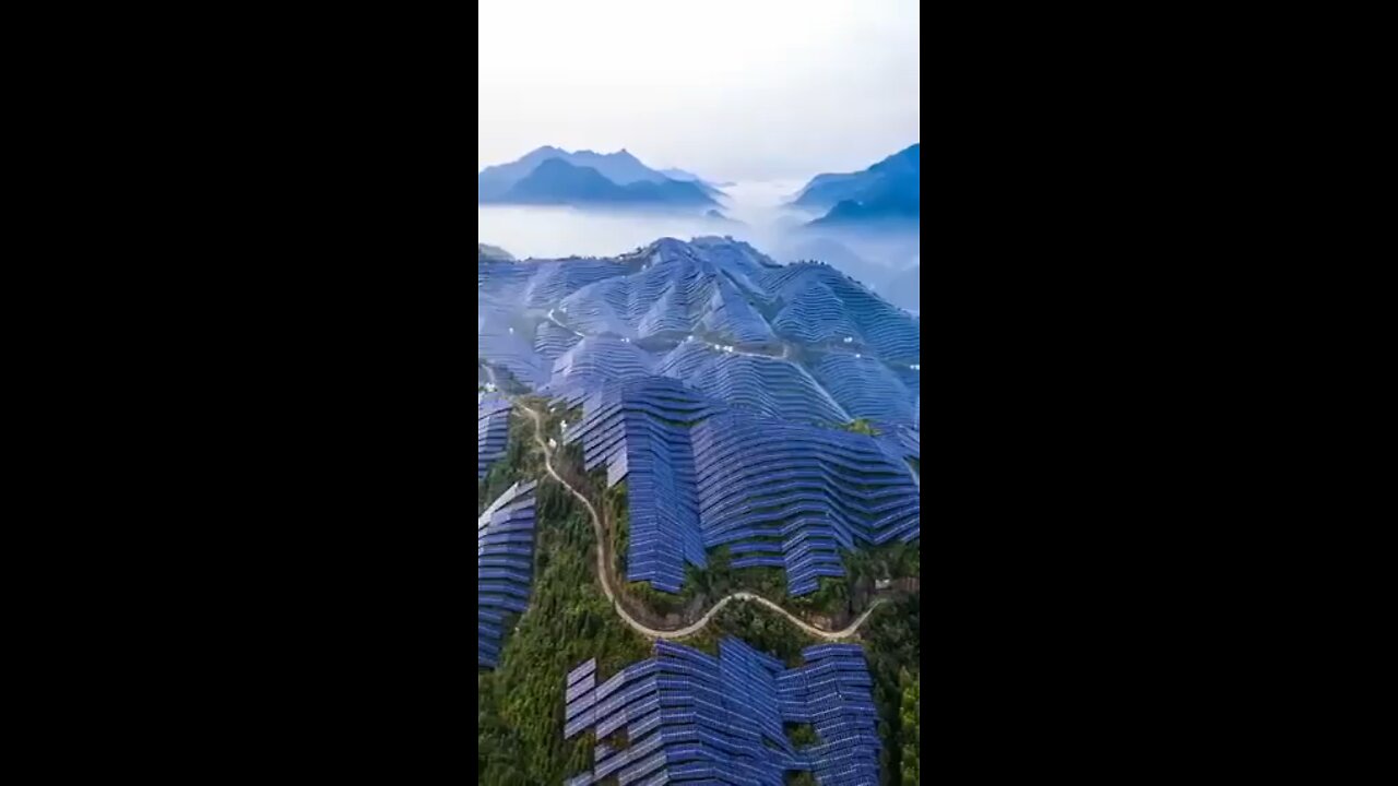 Solar Panels Installed On Taihang Mountain In China - Is This The Future?