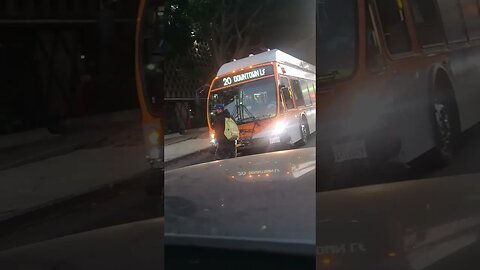 Man VS. Bus in Los Angeles